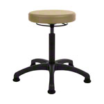 Drehhocker Standard mit Komfort-Polster und Gleitern