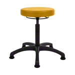 Drehhocker Standard mit Komfort-Polster und Gleitern