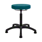 Drehhocker Standard mit Komfort-Polster und Gleitern