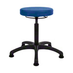 Drehhocker Standard mit Komfort-Polster und Gleitern
