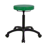 Drehhocker Standard mit Komfort-Polster und Rollen