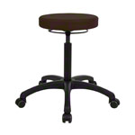 Drehhocker Standard mit Komfort-Polster und Rollen