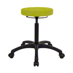Drehhocker Standard mit Komfort-Polster und Rollen