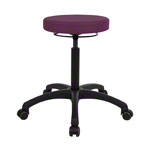 Drehhocker Standard mit Komfort-Polster und Rollen