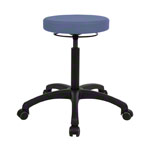 Drehhocker Standard mit Komfort-Polster und Rollen