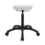 Drehhocker Standard mit Komfort-Polster und Rollen