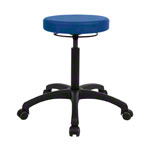 Drehhocker Standard mit Komfort-Polster und Rollen