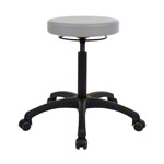 Drehhocker Standard mit Komfort-Polster und Rollen
