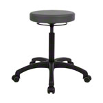 Drehhocker Standard mit Komfort-Polster und Rollen