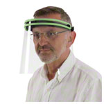 Faceshield mit Gummibund, weiche Stirnauflage