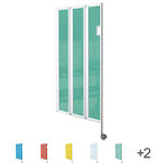 Faltwand flexibel, 3-flügelig, H x B 165 x 90 cm