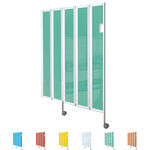 Faltwand flexibel, 5-flügelig, HxB 165x150 cm