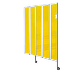 Faltwand flexibel, 5-flgelig, HxB 165x150 cm