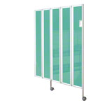Faltwand flexibel, 5-flgelig, HxB 165x150 cm