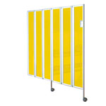 Faltwand flexibel, 6-flgelig, HxB 165x180 cm