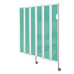 Faltwand flexibel, 6-flgelig, HxB 165x180 cm
