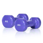 Fausthantel, 2 kg, lila, Stck