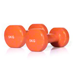 Fausthantel, 5 kg, orange, Stck