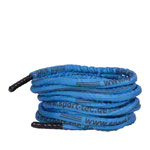 Fitness Tau Battle Rope ummantelt, ø 3 cm x 15 m, blau, 5,25 kg