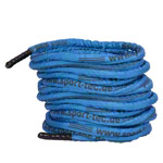 Fitness Tau Battle Rope ummantelt,  3 cm x 25 m, blau, 8,75 kg