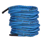 Fitness Tau Battle Rope ummantelt, ø 3 cm x 30 m, blau, 10,5 kg