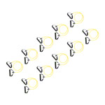 Fitness Tube, leicht, gelb, 10er Set