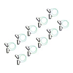 Fitness Tube, mittel, grün, 10er Set