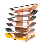 GIBBON Giboard-Set Aufbewahrungständer + 6 Giboards, 7-tlg.