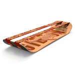 GIBBON Giboard-Set Roots Rocker Travel, Doppelte Slackline