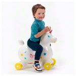 GYMNIC Hpftier Einhorn Rody Magical Unicorn mit Rollwanne