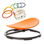 Gonge Koordinationsset, 7-tlg. Karussell Spielkreisel + Activity Rings