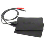 Gummi-Elektroden f�r Elektrotherapieger�te, LxB 8x12 cm, 2 St�ck