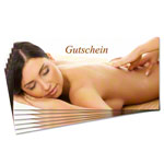 Gutschein Massage, 25 Stck, DIN lang