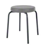 Gymnastikhocker Standard mit Komfort-Polster, � 36 cm, Gestellfarbe anthrazit