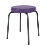 Gymnastikhocker Standard mit Komfort-Polster, � 36 cm, Gestellfarbe anthrazit