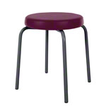Gymnastikhocker Standard mit Komfort-Polster, � 36 cm, Gestellfarbe anthrazit