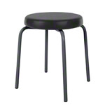 Gymnastikhocker Standard mit Komfort-Polster, � 36 cm, Gestellfarbe anthrazit