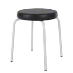 Gymnastikhocker Standard mit Komfort-Polster, � 36 cm, Gestellfarbe wei�