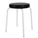 Gymnastikhocker Standard mit Komfort-Polster, � 36 cm, Gestellfarbe wei�