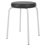 Gymnastikhocker Standard mit Komfort-Polster, � 36 cm, Gestellfarbe wei�