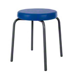 Gymnastikhocker Standard mit Komfort-Polster,  38 cm, Gestellfarbe anthrazit
