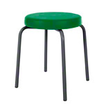 Gymnastikhocker Standard mit Komfort-Polster,  38 cm, Gestellfarbe anthrazit