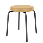 Gymnastikhocker Standard mit Komfort-Polster,  38 cm, Gestellfarbe anthrazit