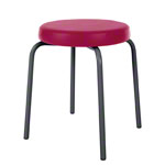 Gymnastikhocker Standard mit Komfort-Polster,  38 cm, Gestellfarbe anthrazit