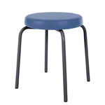 Gymnastikhocker Standard mit Komfort-Polster,  38 cm, Gestellfarbe anthrazit