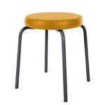 Gymnastikhocker Standard mit Komfort-Polster,  38 cm, Gestellfarbe anthrazit