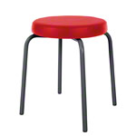 Gymnastikhocker Standard mit Komfort-Polster,  38 cm, Gestellfarbe anthrazit