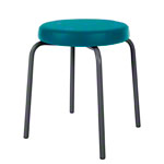 Gymnastikhocker Standard mit Komfort-Polster,  38 cm, Gestellfarbe anthrazit
