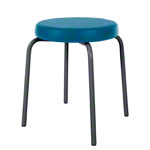 Gymnastikhocker Standard mit Komfort-Polster,  38 cm, Gestellfarbe anthrazit