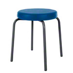Gymnastikhocker Standard mit Komfort-Polster,  38 cm, Gestellfarbe anthrazit